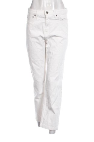 Blugi de femei Zara, Mărime M, Culoare Alb, Preț 72,99 Lei