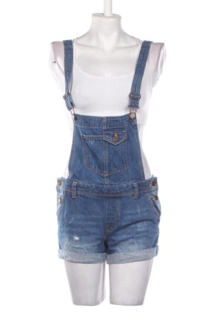 Дамски къс гащеризон Bershka, Размер M, Цвят Син, Цена 20,00 €