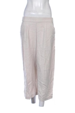 Pantaloni de femei H&M, Mărime M, Culoare Ecru, Preț 77,00 Lei
