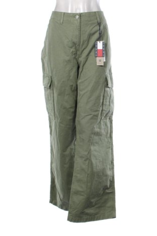 Dámske nohavice Tommy Jeans, Veľkosť XL, Farba Zelená, Cena  113,95 €