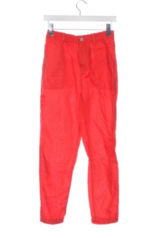 Pantaloni de femei Zara, Mărime XS, Culoare Roșu, Preț 72,00 Lei