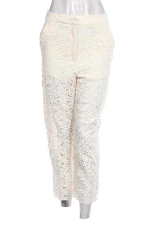 Дамски панталон Zara, Размер S, Цвят Екрю, Цена 25,00 €