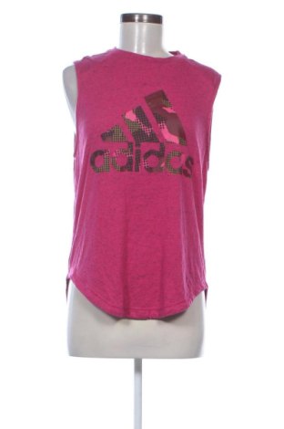 Γυναικείο αμάνικο μπλουζάκι Adidas, Μέγεθος M, Χρώμα Ρόζ , Τιμή 12,99 €