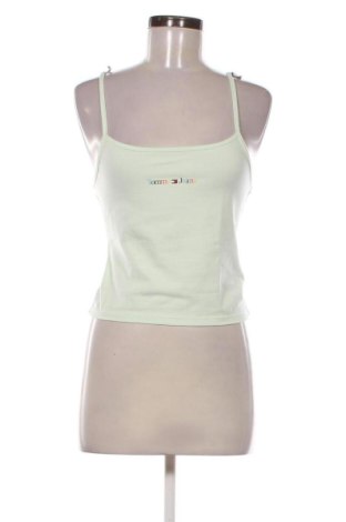 Tricou de damă Tommy Jeans, Mărime L, Culoare Verde, Preț 173,99 Lei, #135791359