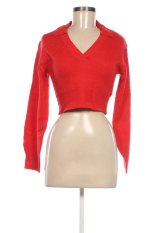 Дамски пуловер H&M Divided, Размер XXS, Цвят Червен, Цена 24,03 €
