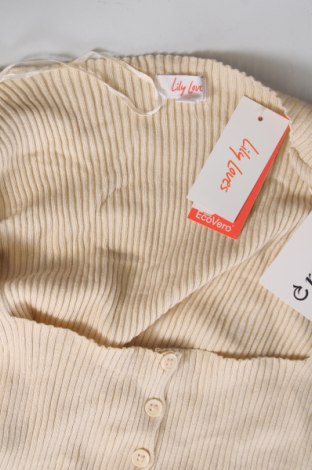 Damski sweter Lily Loves, Rozmiar M, Kolor Beżowy, Cena 123,99 zł