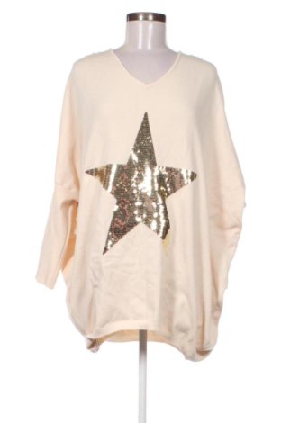 Дамски пуловер Miss Charm, Размер XL, Цвят Бежов, Цена 15,00 €