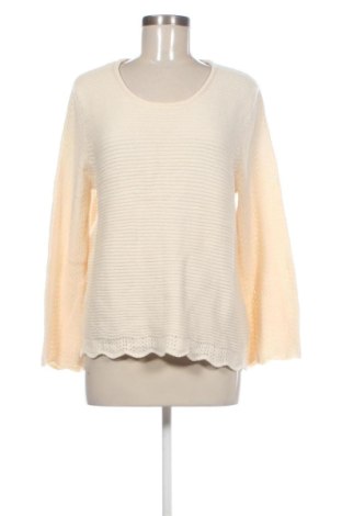 Γυναικείο πουλόβερ Rockmans, Μέγεθος L, Χρώμα Εκρού, Τιμή 25,99 €