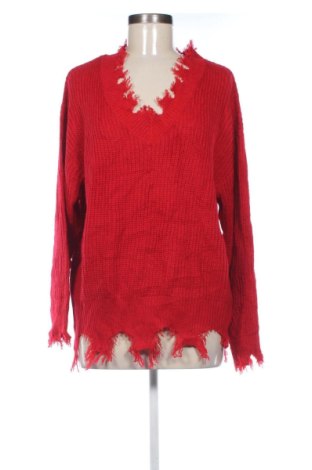 Γυναικείο πουλόβερ Unbranded, Μέγεθος L, Χρώμα Κόκκινο, Τιμή 17,99 €