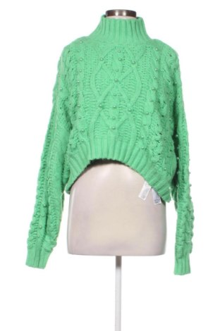 Дамски пуловер Zara, Размер M, Цвят Зелен, Цена 14,00 €