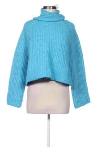 Дамски пуловер Zara, Размер M, Цвят Син, Цена 14,00 €