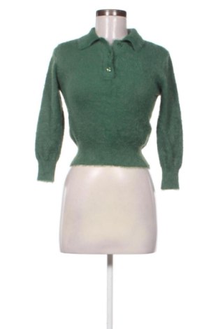 Дамски пуловер Zara, Размер S, Цвят Зелен, Цена 13,81 €