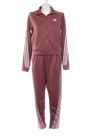 Damen Trainingsanzug Adidas, Größe M, Farbe Aschrosa, Preis 41,99 €