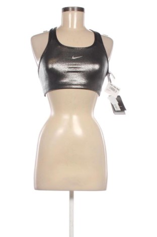 Γυναίκειο αθλητικό τοπ Nike, Μέγεθος S, Χρώμα Ασημί, Τιμή 21,99 €