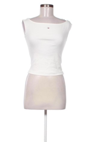 Damentop Tommy Jeans, Größe S, Farbe Weiß, Preis 45,99 €, #135777209