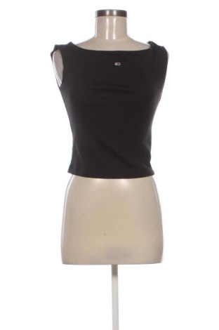 Damentop Tommy Jeans, Größe M, Farbe Schwarz, Preis 16,99 €, #135777755