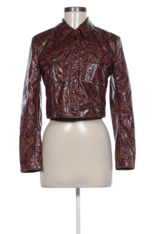 Geacă de piele pentru femei Bershka, Mărime S, Culoare Multicolor, Preț 183,99 Lei