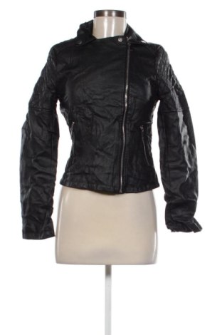 Γυναικείο δερμάτινο μπουφάν Boohoo, Μέγεθος XL, Χρώμα Μαύρο, Τιμή 24,99 €