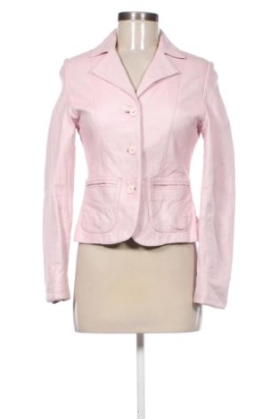 Γυναικείο δερμάτινο μπουφάν Cabrini, Μέγεθος S, Χρώμα Ρόζ , Τιμή 66,00 €