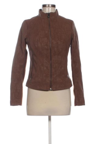 Γυναικείο δερμάτινο μπουφάν Desigual, Μέγεθος S, Χρώμα Καφέ, Τιμή 61,99 €