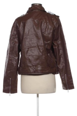 Γυναικείο δερμάτινο μπουφάν Emerge, Μέγεθος XXL, Χρώμα Καφέ, Τιμή 56,99 €