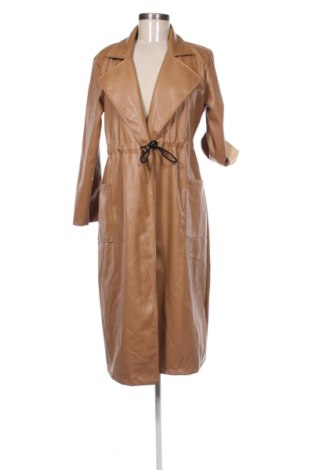 Geacă de piele pentru femei NEW COLLECTION, Mărime M, Culoare Maro, Preț 375,35 Lei