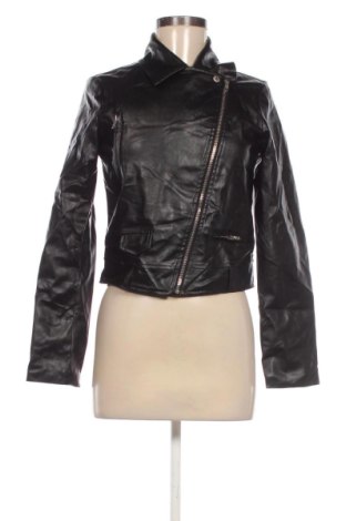 Γυναικείο δερμάτινο μπουφάν Pretty Little Thing, Μέγεθος XS, Χρώμα Μαύρο, Τιμή 21,99 €