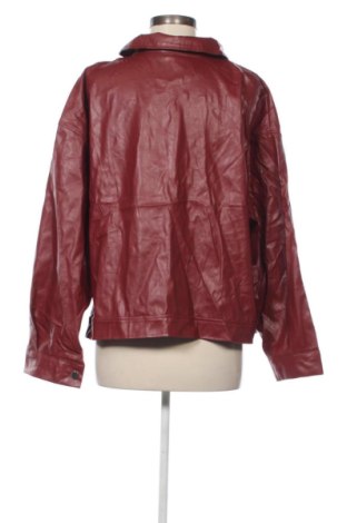 Damen Lederjacke SHEIN, Größe 3XL, Farbe Rot, Preis 38,99 €