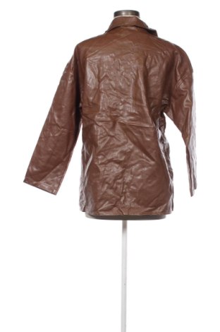 Dámska kožená bunda  SHEIN, Veľkosť M, Farba Hnedá, Cena  35,95 €