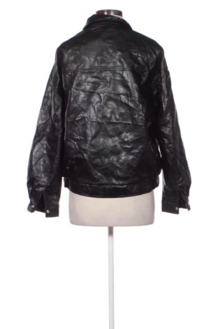 Γυναικείο δερμάτινο μπουφάν SHEIN, Μέγεθος S, Χρώμα Μαύρο, Τιμή 35,99 €