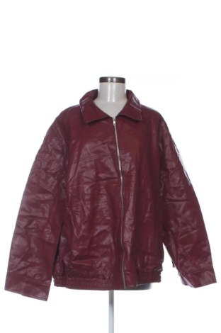 Dámská kožená bunda  SHEIN, Velikost 3XL, Barva Červená, Cena  579,00 Kč