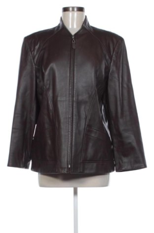Γυναικείο δερμάτινο μπουφάν Talbots, Μέγεθος XL, Χρώμα Καφέ, Τιμή 49,64 €