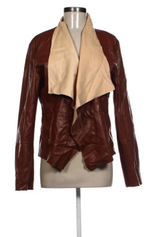 Γυναικείο δερμάτινο μπουφάν Unbranded, Μέγεθος L, Χρώμα Καφέ, Τιμή 23,99 €
