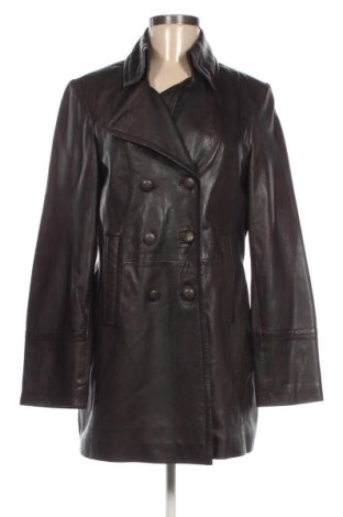 Geacă de piele pentru femei Unbranded, Mărime M, Culoare Maro, Preț 260,66 Lei