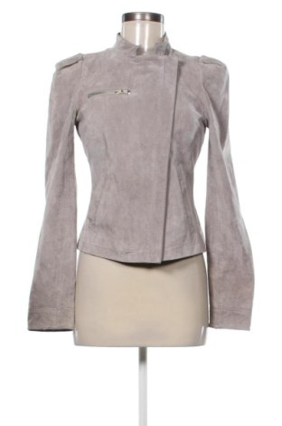 Geacă de piele pentru femei VILA, Mărime S, Culoare Gri, Preț 239,81 Lei