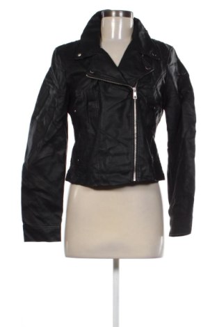 Damen Lederjacke Vero Moda, Größe M, Farbe Schwarz, Preis 27,99 €
