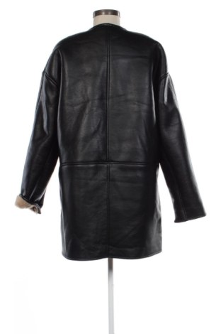 Дамско кожено яке Zara, Размер L, Цвят Черен, Цена 21,47 €