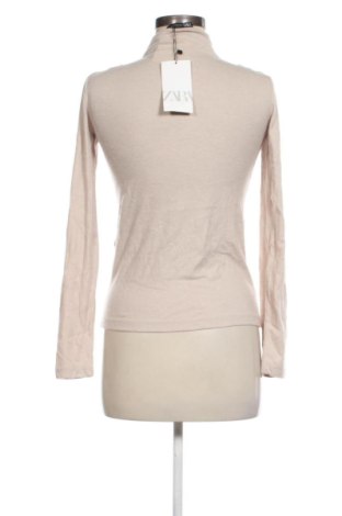 Дамско полo Zara, Размер S, Цвят Бежов, Цена 24,03 €