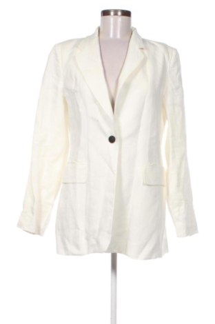 Sacou de femei Massimo Dutti, Mărime M, Culoare Ecru, Preț 291,94 Lei