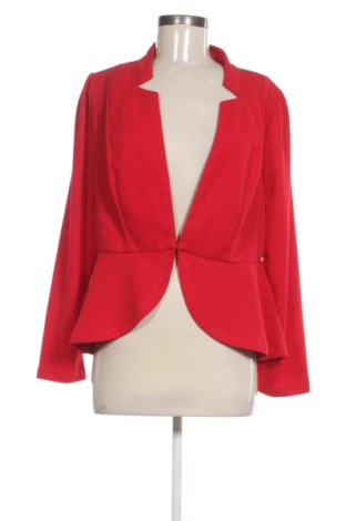 Γυναικείο σακάκι SHEIN, Μέγεθος XL, Χρώμα Κόκκινο, Τιμή 24,55 €