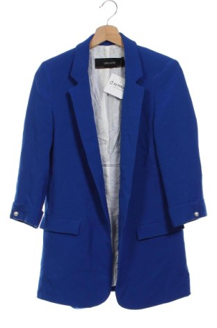 Γυναικείο σακάκι Zara, Μέγεθος XS, Χρώμα Μπλέ, Τιμή 18,99 €