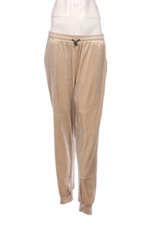 Дамско спортно долнище Unbranded, Размер XL, Цвят Бежов, Цена 15,33 €