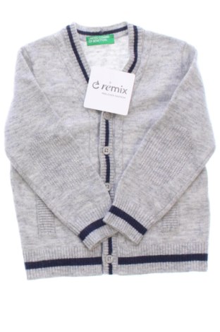 Kinder Strickjacke United Colors Of Benetton, Größe 12-18m/ 80-86 cm, Farbe Grau, Preis € 13,00