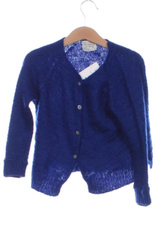Kinder Strickjacke Zara, Größe 3-4y/ 104-110 cm, Farbe Blau, Preis 8,21 €