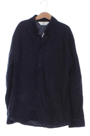 Kinderhemd H&M, Größe 11-12y/ 152-158 cm, Farbe Blau, Preis 5,60 €