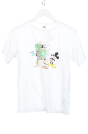 Kinder T-Shirt Uniqlo, Größe 12-13y/ 158-164 cm, Farbe Weiß, Preis 8,00 €