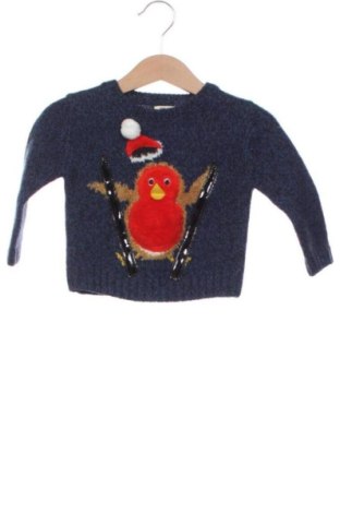 Kinderpullover River Island, Größe 2-3m/ 56-62 cm, Farbe Blau, Preis 7,51 €