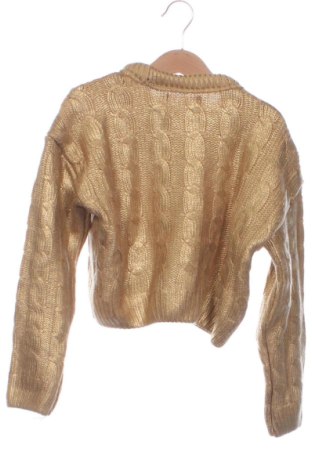 Kinderpullover Zara, Größe 7-8y/ 128-134 cm, Farbe Golden, Preis 8,00 €