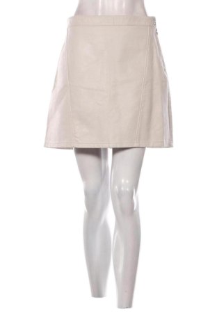 Skórzana spódnica Zara, Rozmiar M, Kolor Beżowy, Cena 38,99 zł