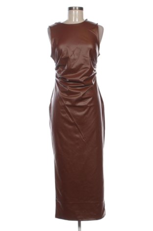 Rochie de piele SHEIN, Mărime L, Culoare Maro, Preț 165,00 Lei